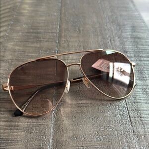 Jimmy Choo Gold Aviator Sunglasses